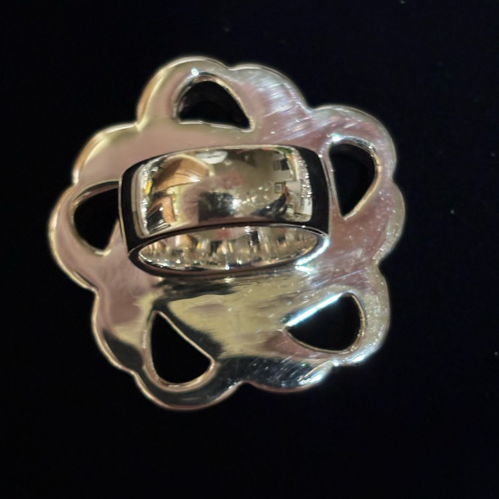 Elegant Taxco Sterling Silver 925 Large Knot Ring - Picture 3 of 5